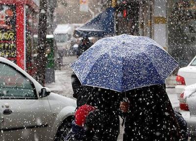 بخش بزرگی از کشور برفی می گردد