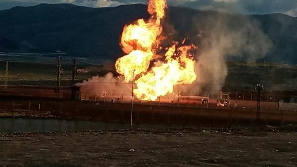 انفجار چاه نفت در عراق