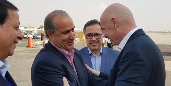 پیام تبریک رئیس فیفا به مهدی تاج ، روی کمک های من حساب کن پیغام تبریک رئیس فیفا به مهدی تاج ، روی یاری های من حساب کن